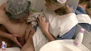 Nurse Nona Lea Wet Pussy Masturbation in Bathroom