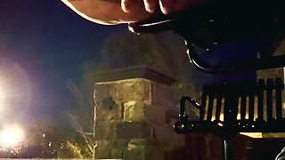 Pissing in a busy public area