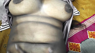 The husband has come home from abroad after a month.