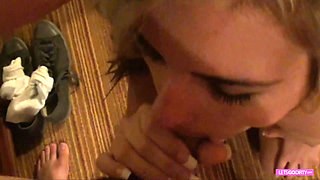 Cute blonde teen feel dick form her boy after casting