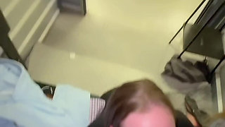 Fucking inside a public abandoned storage unit we got at auction