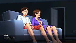 Hot stepmom really wants to have sex ALL day long - summertime saga Hentai