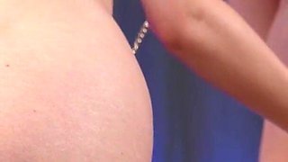 Chastity Slave Getting Balls Slapped by Mistress