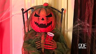 Halloween pole dance