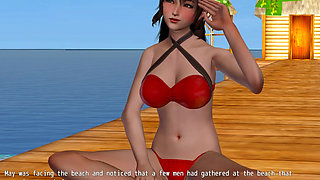 Coming of Ages - gameplay - roleplay - photoshoot 5 - in beach