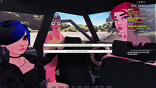 Hooked - Helen's Route: Deepthroat in the Car