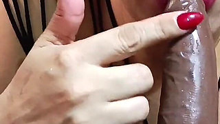 Playing, Having Fun, Getting Turned on, and Masturbating with a Big Dildo