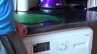 Cute girl Ava Austen gets fucked by boyfriend in the kitchen