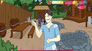 Cartoon character loves a wild hentai adventure in the bathtub