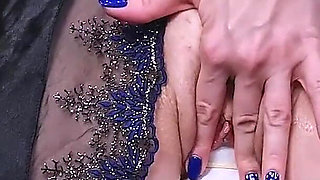 Finally She Takes All Bed Post Inside! Amazing Close up Gripping Pussy
