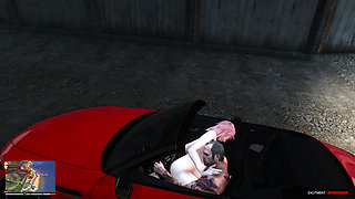 having sex in the car