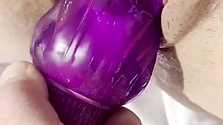 Woman Fountain Fister Around Her Pool