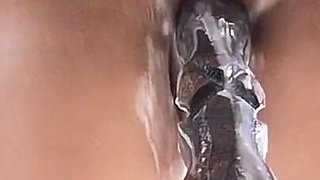 Stepsister Rides the Bedpost While the Other Hides and Squirts Until She Collapses