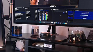 Blowjob with my geek Ray Scott, by Polly Gardel porn actress