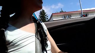 Public Masturbation: Inserting a Tampon While Driving