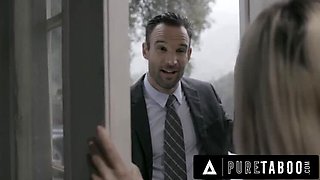 Blonde MILF Christie Stevens Cheats on Husband with Big Dick Coworker - Rough Hardcore Sex & Sloppy Deepthroat