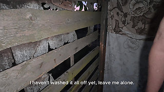Soapy Naked Bodies in a Rural Shower