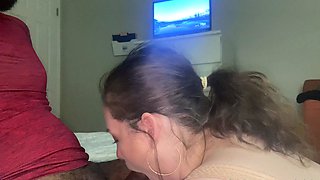 chick sucks big cock on webcam