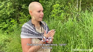 Baldhead girl thrilling adult scene