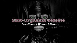 Slave Slut-Orgasma Celeste fucked by a user in sexy black latex