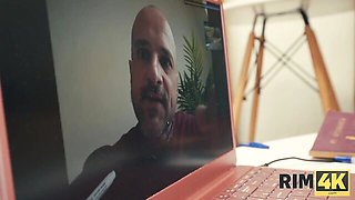 Rimjob and hardcore missionary pose fuck with a slutty Rihanna Black