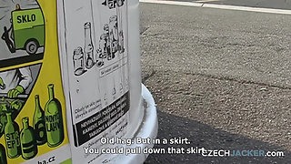 Czech Jacker 23: Bus Stop Bounty - the Blonde’s Tits Tease