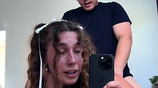 Cherry Lace Big Tits Slut Gets Fucked Hard Passionately