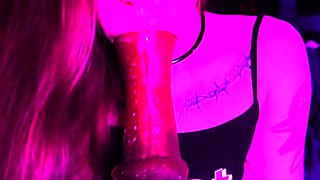 Bondage fetish solo toying hussy