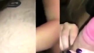 Blonde GF Gives POV Handjob with Multiple Cumshots