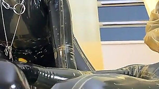 Mistressae & Miss Lilly: Latex Bedroom Foursome Edging Session