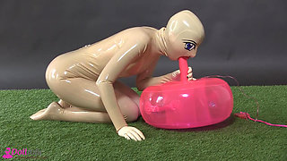 Living Rubberdoll with Silicone Mask