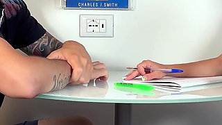Italian Takes Romanian I Tutoring, Takes the Cock in Her Mouth and Gets Fucked on the Coffee Table by the Professor