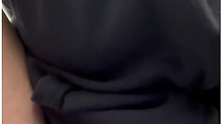 Dirty Girl Masterbates During Work Break In Public Bathroom