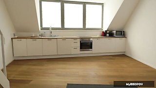 Naughty Alysa and Nathan's house maid clip