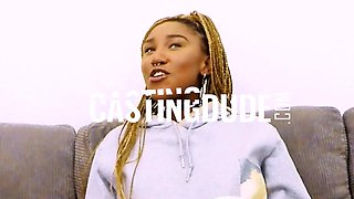 This BUSTY EBONY TEEN got a hot FACIAL