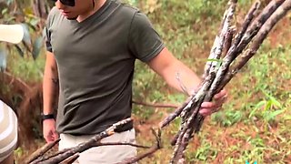 The best camping with fucking in the forest by Mariana