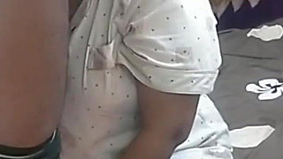 Horny Desi Curvy Girl in Pink Nighty & Black Bra - Innocent to Wild Crawling Pose Big Cleavage Tease