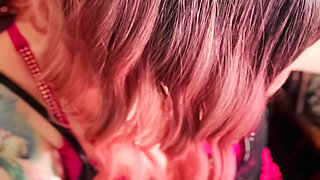 Watch Your Girl Tina Snua Smoke A Cigarette In Pink Satin Goves With Lots Of Rings - Snap Inhales OMI OME Drifting Smoker