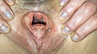 Spreading My Legs and Gaping so You Can See What's Inside My Pussy