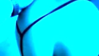 Amateur teen gives a blowjob POV style