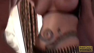 Pascalssubsluts - tattooed chesty Gina Snake dominated hard