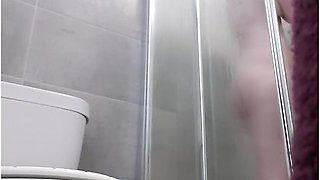 College Dorm Shower Voyeur