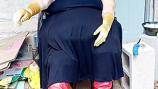 Bat Girl Is Taking a Smoke Break in Her