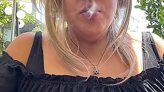 Good Morning, Goddess - Brazilian BBW MILF Outdoor Smoking Ritual