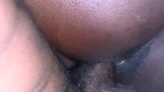 Creamy Wet Fresh Teen Pussy Fucked with Brown Dick Deep Penetration Till Ebony Godess Moans