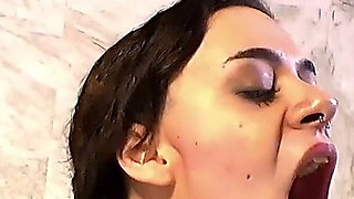 Ggg - Piss Slut Swallows Multiple Loads in the Bathtub