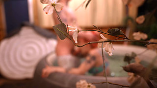 Hot Neighbors in Hot Tub