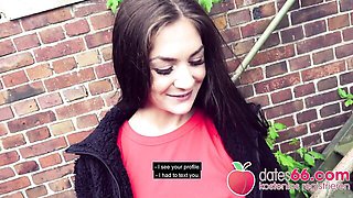 Smiling baby girl - cumshot trailer - POV Pickups