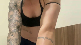 Exceptionally large muscles for a mommy this age