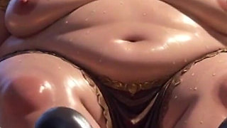 Huge BBW Mistress Foot Worship - Slaves Licking Her Feet to Ecstasy